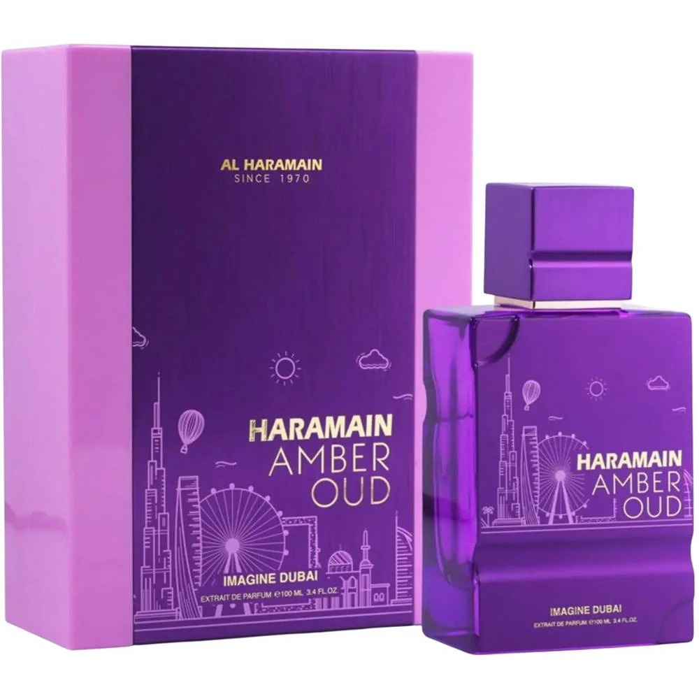 Amber Oud Imagine Dubai Extrait De Parfum 100ml Al Haramain - Image 2