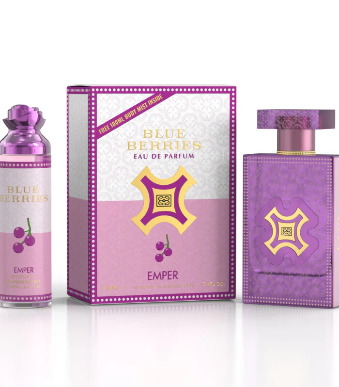 Emper Blue Berries 100ml Eau De Parfum + Free 100ml Body Mist Inside - Image 2