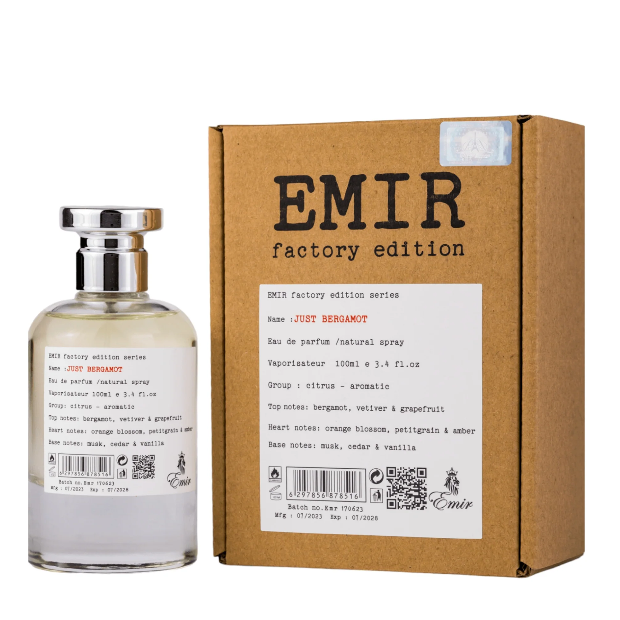 Emir - Just Bergamot Factory Edition - 100ml - Image 2