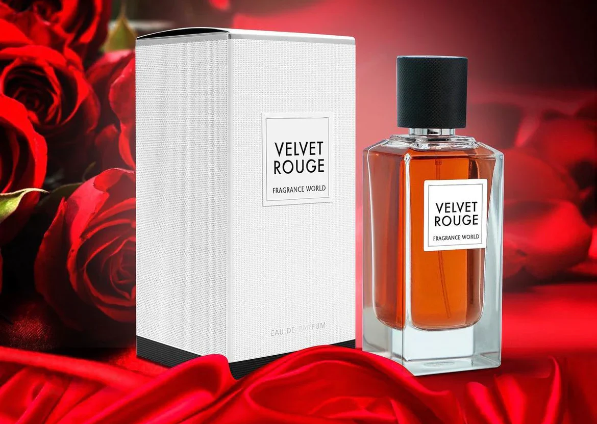 Fragrance World Velvet Rouge 100 ml Eau De Parfum Woody scent - Image 2